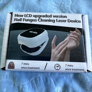 Nail Fungus Cleaning Laser Device - White and Black